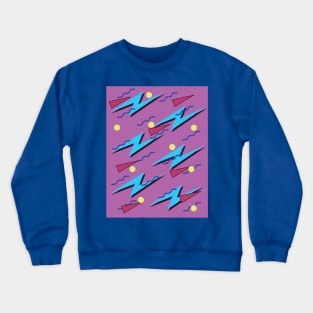 Fun 90's Pattern Crewneck Sweatshirt